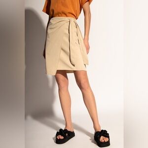 Samsoe Samsoe Milani Khaki Wrap Skirt NWT